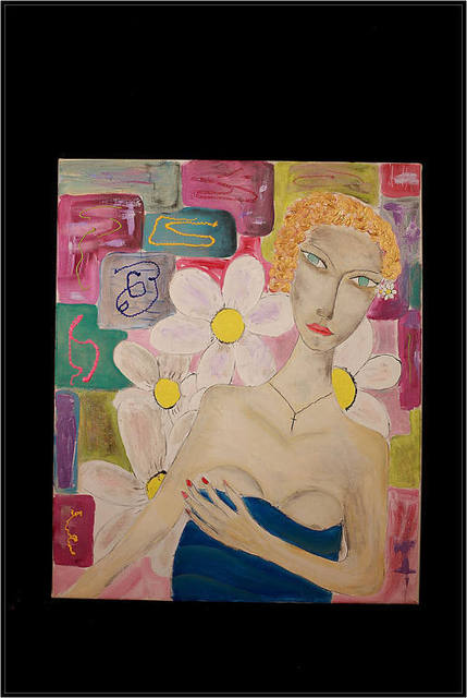 Artist Metreveli Mamuka. 'Bulgakovs Margarita' Artwork Image, Created in 2009, Original Painting Other. #art #artist