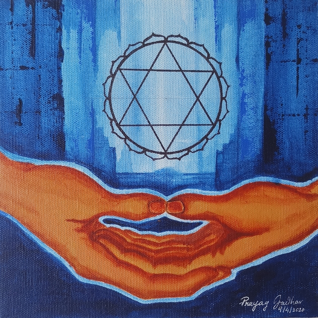 Prayag Jadhav  'Attained To The Divine', created in 2020, Original Digital Art.