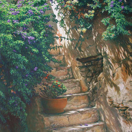 Old Staircase By Brian Aurelio Piccini