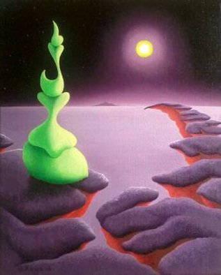Steven Keys: 'seed', 2017 Oil Painting, Surrealism. Surreal...