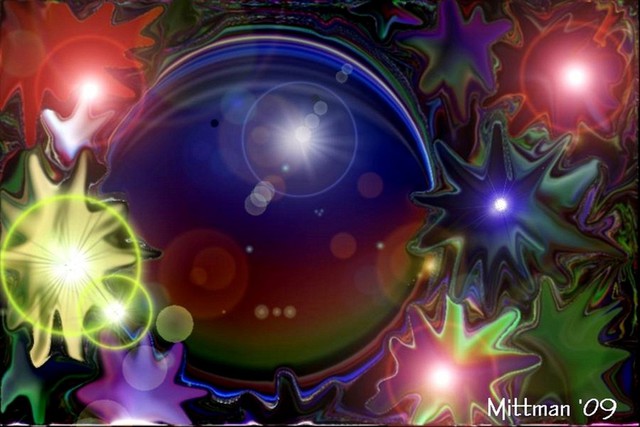 Artist Arthur Mittman. 'Stardust' Artwork Image, Created in 2010, Original Computer Art. #art #artist