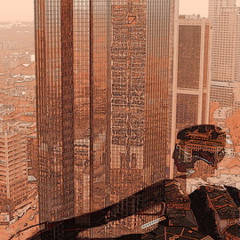 Girl In Front Of A Skyscraper, Marlies Odehnal