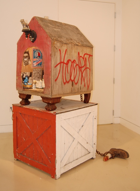 Artist Michael Chomick. 'Doghouse' Artwork Image, Created in 2012, Original Mixed Media. #art #artist