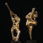 Moore music and Sax in Goldleaf By Rogier Ruys