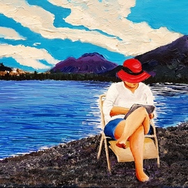 lady in the red hat By Eli Gross
