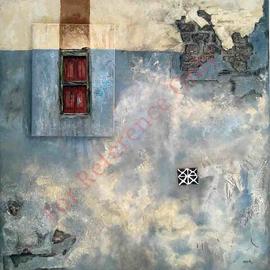 Art Passion: 'no titke', 2017 Acrylic Painting, Home. Artist Description: Artist Name : Mayasa Abdul Azizartist style is very realisticThisis an original painting of the artist.The painting depicts a realist landscape type of form of art with a raise window like effect using an attachment to the painting.the painting is based on the structure of ...