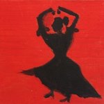 Spanish Dancer   SOLD By Roger Cummiskey