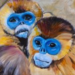 Blue Monkeys By Sue Conditt