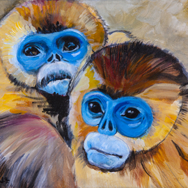 Blue Monkeys By Sue Conditt