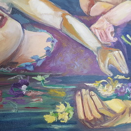 ophelia as mother detail By Stephanie  Cain