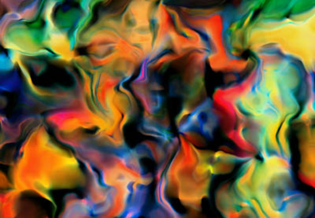 Walter Spaeth  'ColorTile02eb', created in 2002, Original Computer Art.