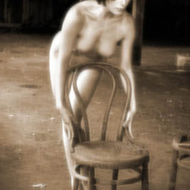 Flo with chair By Walter Spaeth