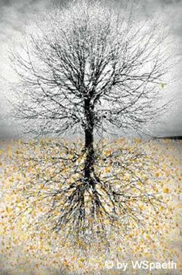 Artist Walter Spaeth. 'Four Seasons' Artwork Image, Created in 1997, Original Computer Art. #art #artist