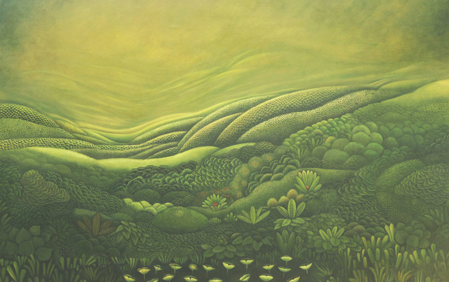 Manoj Kp  'An Evening In Olive Green', created in 2017, Original Other.