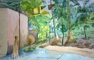 Sujata Humane: 'landscape', 2015 Watercolor, Landscape.   Landscape   ...
