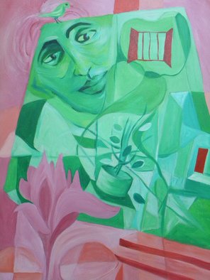 Sujata Humane: 'window', 2007 Acrylic Painting, undecided. 