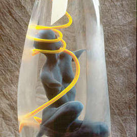 Karen Brown: 'Damocles', 2003 Other Sculpture, Technology. Artist Description: Cast acrylic sculpture...