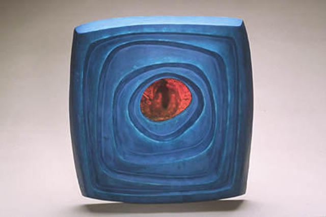 Artist Karen Brown. 'Interior Spaces 1' Artwork Image, Created in 2003, Original Sculpture Ceramic. #art #artist