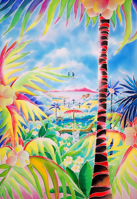 Artist Hisayo Ohta. 'Door To The Paradise' Artwork Image, Created in 2005, Original Painting Other. #art #artist