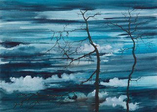 Rhoda Taylor: 'suggestion of winter', 2019 Other Painting, Fantasy. Winter Thoghts...