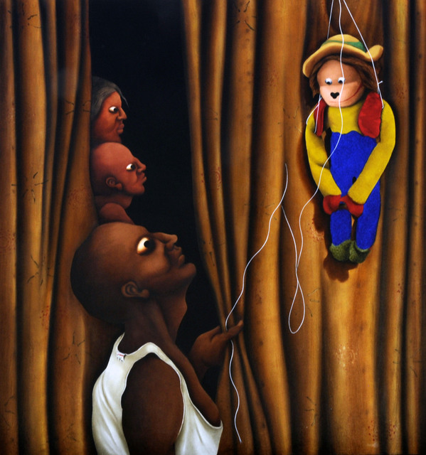 Abbas Batliwala  'String Puppet', created in 2014, Original Painting Oil.
