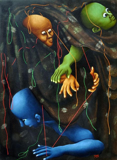 Abbas Batliwala  'Tension', created in 2014, Original Painting Oil.