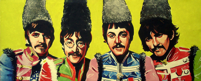 Artist Alexander Savko. 'The Beatles' Artwork Image, Created in 2011, Original Painting Acrylic. #art #artist