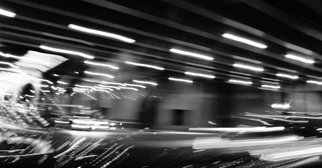 Ashley Ferrier: 'Tunnel through time', 2014 Digital Print, Abstract.  tunnel, light, unique, black and white, b& w, beautiful, pretty, abstract ...