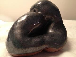 Robin Hutchinson: 'Dual Embrace', 2013 Ceramic Sculpture, Abstract.   Dual abstract form embracing.   ...