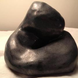 Robin Hutchinson: 'Single Embrace', 2013 Ceramic Sculpture, Abstract. Artist Description:  Abstract form embracing.  ...