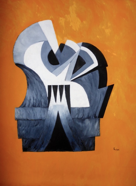 Robert Solari  'Spiral', created in 2018, Original Painting Oil.