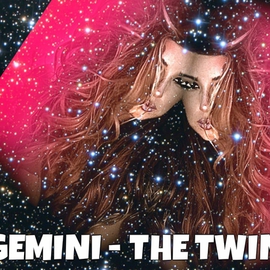 Alisha Bluez Artwork Digital Gemini Twins, 2015 Digital Art, Astronomy