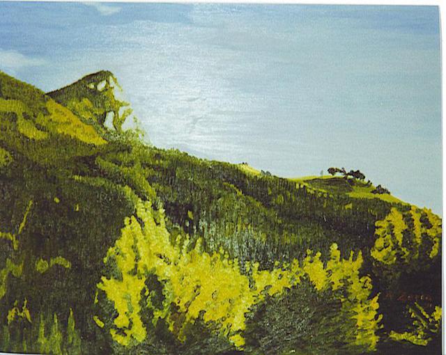 Aurelio Zerla  'Breathe', created in 1991, Original Painting Acrylic.