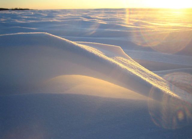 Artist Art Dehls. 'Snow Wave' Artwork Image, Created in 2007, Original Photography Color. #art #artist