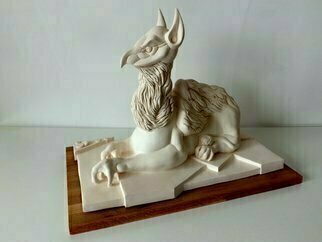 Austen Pinkerton: 'GRIFFIN', 2015 Ceramic Sculpture, Mythology.      animals greeks ancient history beasts   ...