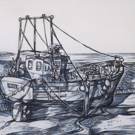 Austen Pinkerton Artwork KATE H, 2015 Watercolor, Sea Life