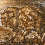 TWO LIONS By Austen Pinkerton