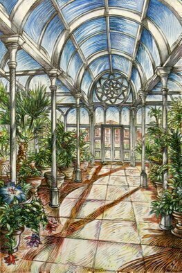 Austen Pinkerton: 'The Conservatory', 2010 Other Drawing, Other. 
