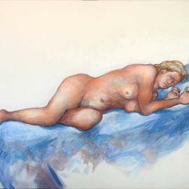 reclining nude By Austen Pinkerton