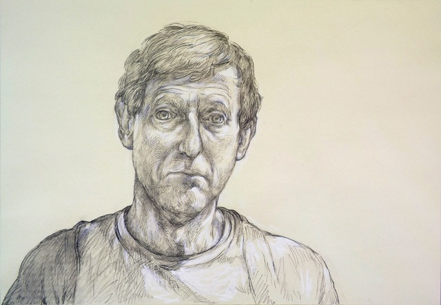 Austen Pinkerton  'Self Portrait January 2021', created in 2021, Original Painting Ink.