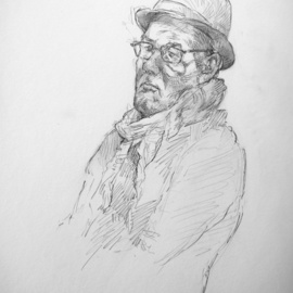 simon with hat  By Austen Pinkerton