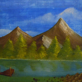 pier with mountains By Avery Bradshaw