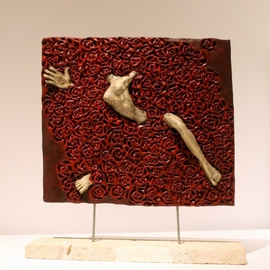 Avril Ward Artwork falling in love, 2010 Handbuilt Ceramics, Figurative