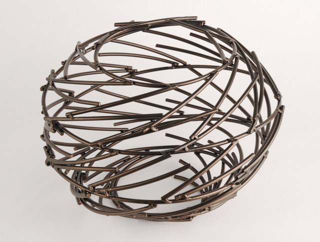 Andrea Waxman Mulcahy  'Bronze Ring Nebula', created in 2010, Original Sculpture Steel.