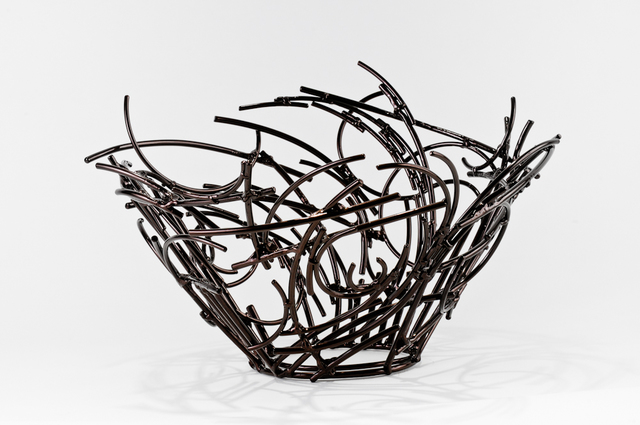 Andrea Waxman Mulcahy  'Nesting Vessel', created in 2010, Original Sculpture Steel.