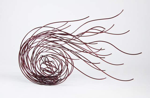 Artist Andrea Waxman Mulcahy. 'Waves' Artwork Image, Created in 2011, Original Sculpture Steel. #art #artist