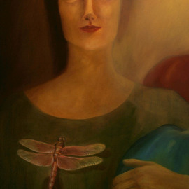 Aylas Art: 'dragonfly dream', 2006 Oil Painting, Figurative. Artist Description:   Dreams is my last project and I have been working on it for 2 years...