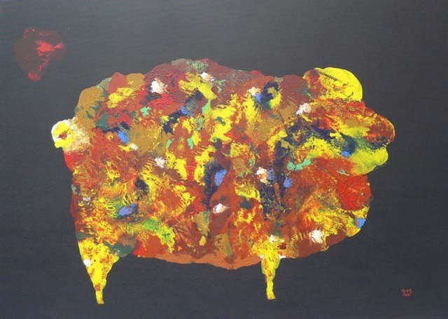 Greg Gierlowski  'Inner Life Of Silent Lamb', created in 2009, Original Painting Oil.