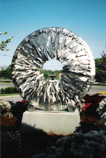 Artist Bob Doster. 'Portal' Artwork Image, Created in 2006, Original Sculpture Steel. #art #artist