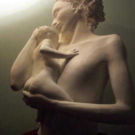 Barry Baldwin: 'Mother and Child', 2010 Other Sculpture, Figurative. Artist Description:  Maquette for marble  ...